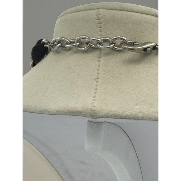 Y2K Couture Statement Necklace – Oversized Crystal Bib - Picture 5 of 5